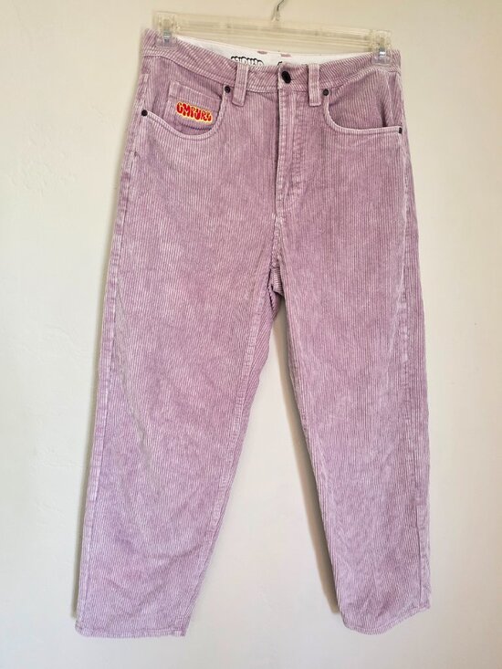 Empyre Other - Empyre Relaxed Fit Corduroy Skate Pants Purple 28 | Unisex Men Women